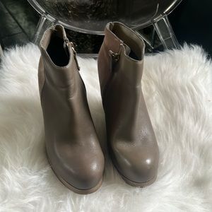 Dolce Vita Taupe Ankle Boots